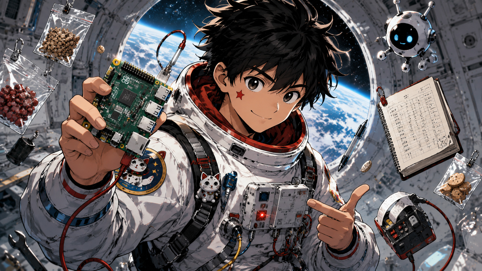 宇宙銀行を始める宇宙飛行士