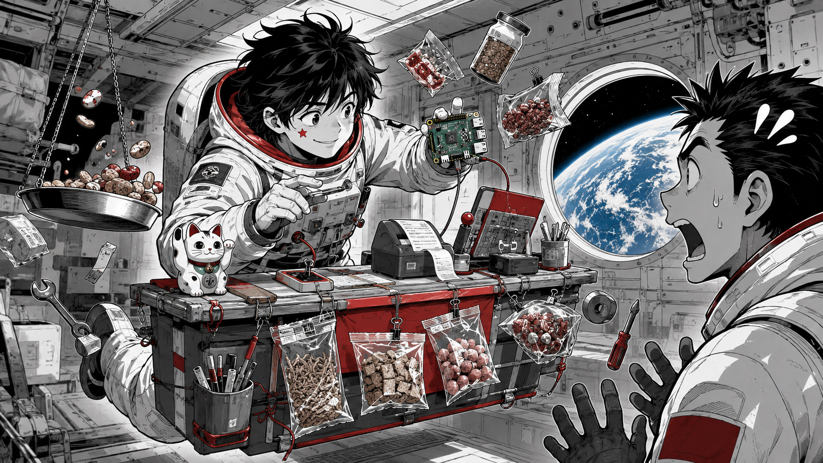 宇宙銀行を始める第1話の漫画イメージ